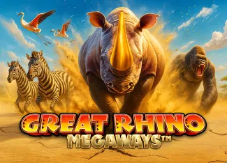 Pragmatic : Great Rhino Megaways - BEERSLOT365